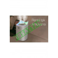 Büyük Boy Hava Nemlendirici Çift Çıkışlı Buhar Makinesi Aroma Difüzör 3300 Ml Işıklı Ambians
