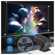 HY320 Mini Siyah Taşınabilir Sinema Projeksiyon Cihazı Ev Sineması Bluetooth Android Projeksiyon