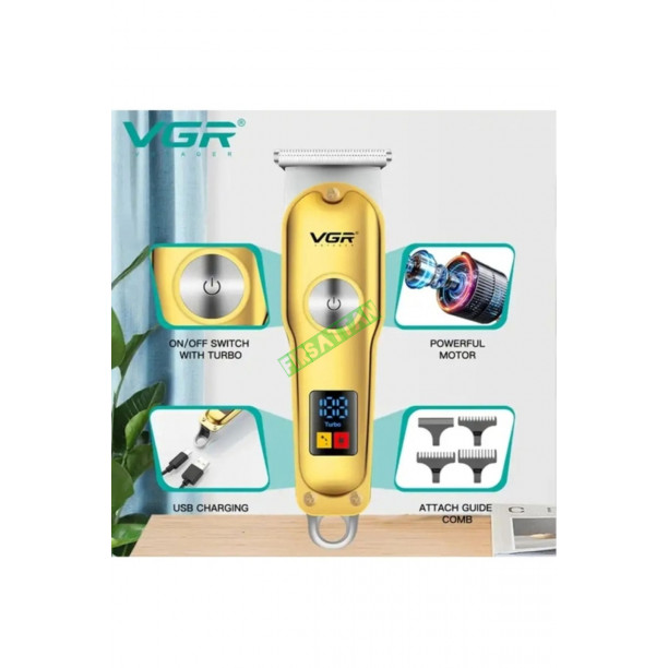 PROFESSIONAL  Turbo  LCD Ekranlı  Şarjlı Tıraş Makinesi