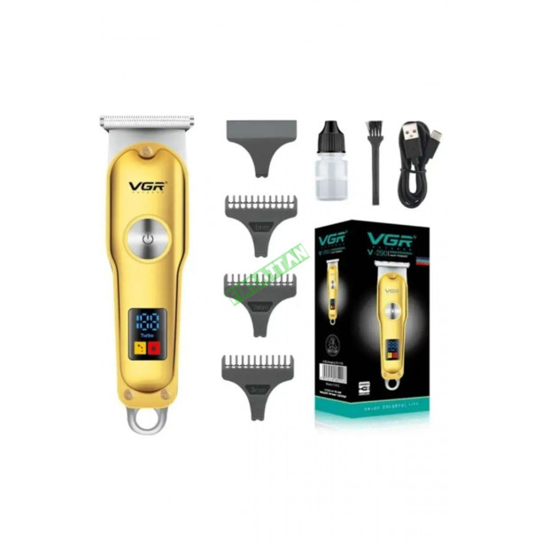 PROFESSIONAL  Turbo  LCD Ekranlı  Şarjlı Tıraş Makinesi