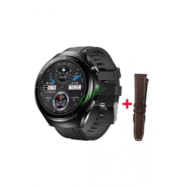  HK 8 Hero Amoled Ekran Chat GPT/GPS/NFC Siri Destekli Watch Classic Akıllı Saat Curved Ek.