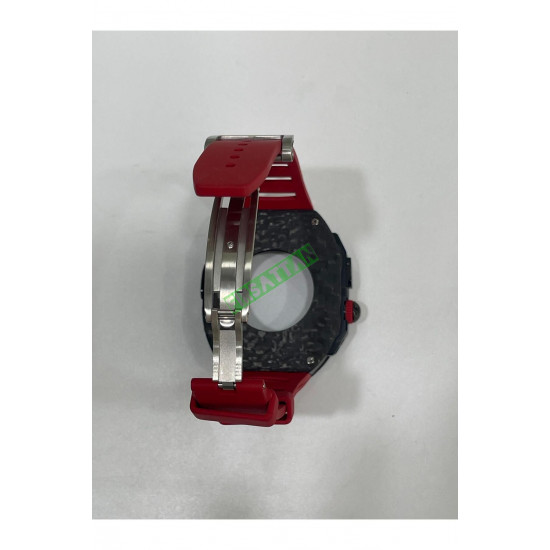 Apple Watch Ultra Ultra 2 Gerçek Karbon Gövde Bordo Apple Watch Ultra Ultra 2 Gerçek Karbon Gövde Bordo