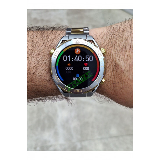 S30 Max Gümüş Gold Ve Siyah Gold Akıllı Saat S30 Max Gümüş Gold Ve Siyah Gold Akıllı Saat