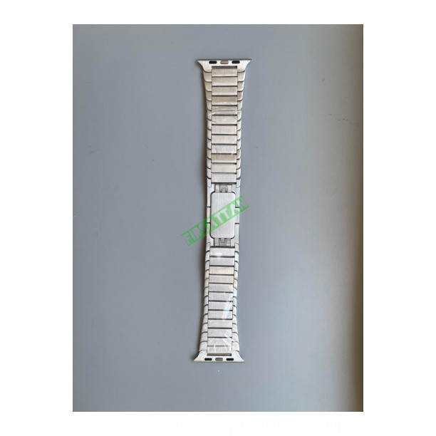 42-44-45-49 mm  Premium Kalite Dolgu Çelik Balık Sırtı Model Apple Watch Uyumlu Kordon
