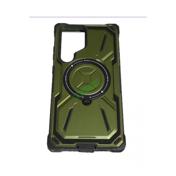 SAMSUNG S23 ULTRA MAGSAFE VE STANDLI TANK KILIF 3 RENK