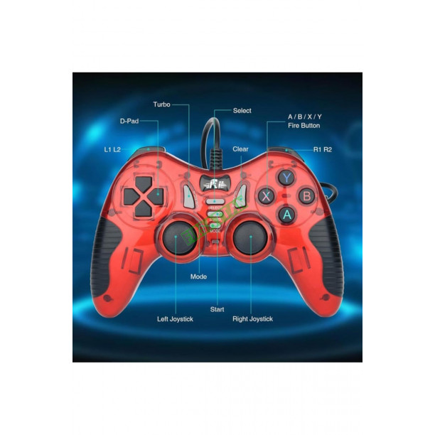 Pc Uyumlu Usb Joystick Oyun Kolu Gamepad Blg27