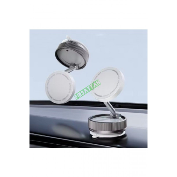 Vakum Manyetik Magsafe Araç Telefonu Tutucu Katlanabilir Vantuz iphone 16 15 14 13 12 11 Pro Max Sam