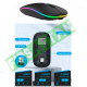 Bluetooth Wireless Kablosuz Mouse Çift Modlu Usb 2.4g Şarj Edilebilir 800/1200/1600dpi Rgb Led Bluetooth Wireless Kablosuz Mouse Çift Modlu Usb 2.4g Şarj Edilebilir 800/1200/1600dpi Rgb Led
