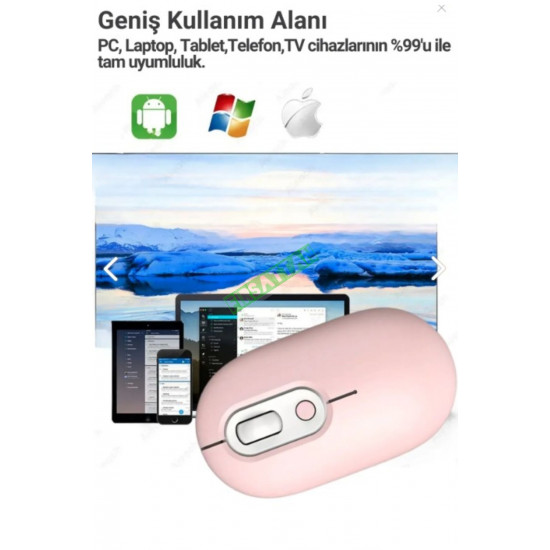 M1 Kablosuz Mouse Bluetooth Wireless Çift Mod lu USB 2.4g Şarj Edilebilir 800/1200/1600dpi Rgb Fare M1 Kablosuz Mouse Bluetooth Wireless Çift Mod lu USB 2.4g Şarj Edilebilir 800/1200/1600dpi Rgb Fare