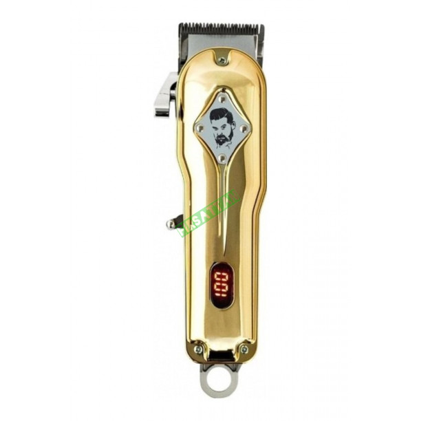 İnsua HK-760 Profesyonel Şarjlı LED Ekranlı Tıraş Makinesi Gold
