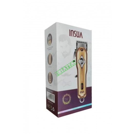 İnsua HK-760 Profesyonel Şarjlı LED Ekranlı Tıraş Makinesi Gold İnsua HK-760 Profesyonel Şarjlı LED Ekranlı Tıraş Makinesi Gold