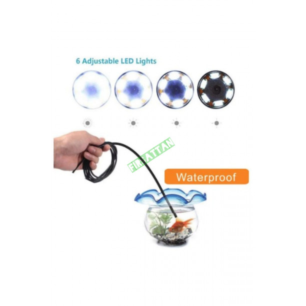 Endoskop Kameralı Boru muayene cihazı 3in1 2MT 5.5mm  USB kablosu  Borescope Su geçirmez