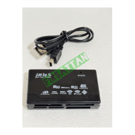 Tüm Memory Kart Okuyucu USB Harici Mini/M2/MMC/XD/CF Desteği (USB V2.0 Tam Hız)