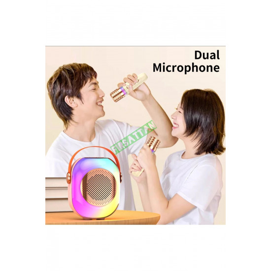 A5 Mini Bluetooth Hoparlör Çift Mikrofon Rgb Işık Ses Değişimi Aux Tf Kart U Disk Oynatma Karaoke A5 Mini Bluetooth Hoparlör Çift Mikrofon Rgb Işık Ses Değişimi Aux Tf Kart U Disk Oynatma Karaoke