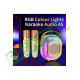A5 Mini Bluetooth Hoparlör Çift Mikrofon Rgb Işık Ses Değişimi Aux Tf Kart U Disk Oynatma Karaoke A5 Mini Bluetooth Hoparlör Çift Mikrofon Rgb Işık Ses Değişimi Aux Tf Kart U Disk Oynatma Karaoke