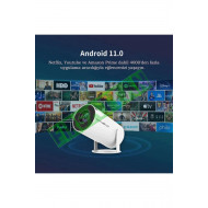 Taşınabilir Sinema Projektörü Ev Sineması Wifi Bluetooth Android iOS Akıllı Projeksiyon