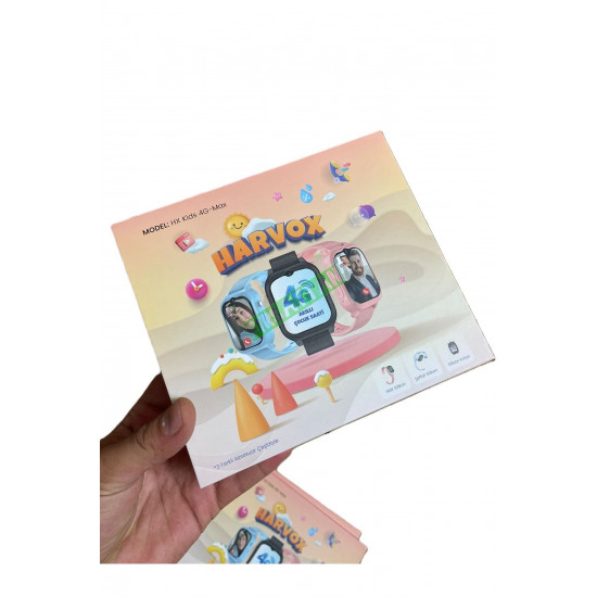 HARWOX HX 4G MAX Görüntülü Görüşmeli Akıllı Çocuk Takip Saati Pembe HARWOX HX 4G MAX Görüntülü Görüşmeli Akıllı Çocuk Takip Saati Pembe