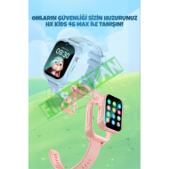 HX 4G MAX Uyumlu GÖRÜNTÜLÜ GÖRÜŞMELİ AKILLI ÇOÇUK TAKİP SAATİ KOLYE