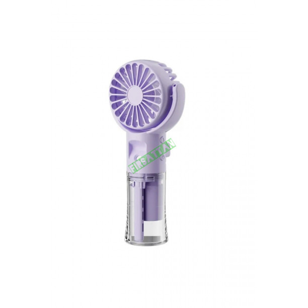 F4 2 in 1 USB Mini Fan ve Nemlendirici Boyun Askı İpli