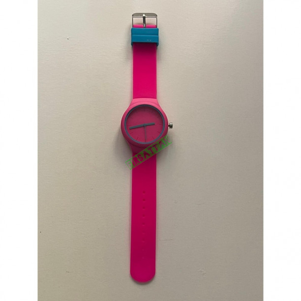 Rower Silikon Kordonlu Unisex Kol Saati Pembe