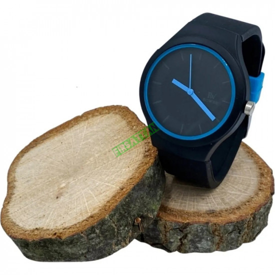 Rower Silikon Kordonlu Unisex Kol Saati Siyah Rower Silikon Kordonlu Unisex Kol Saati Siyah