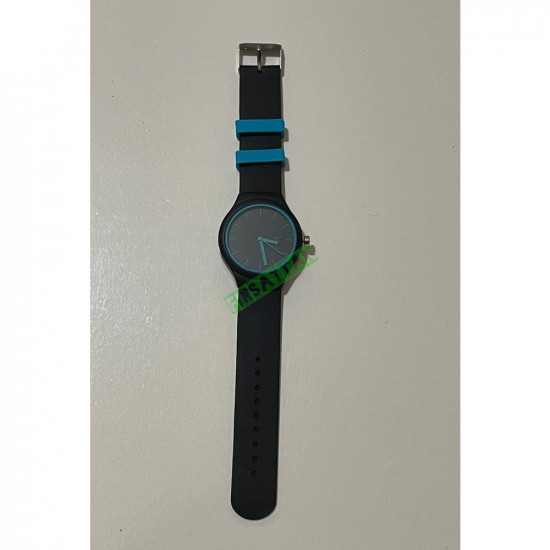 Rower Silikon Kordonlu Unisex Kol Saati Siyah Rower Silikon Kordonlu Unisex Kol Saati Siyah