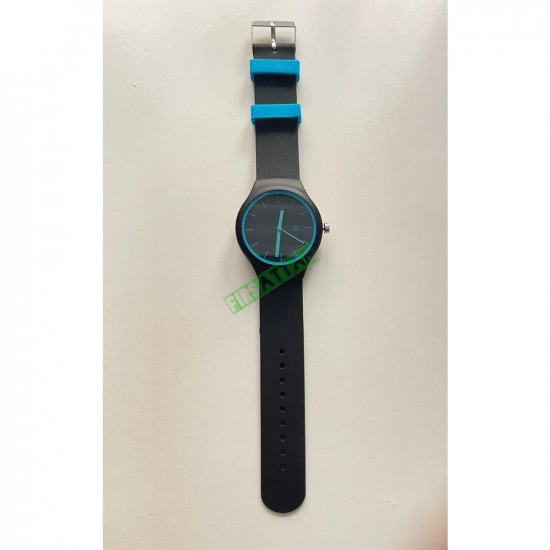 Rower Silikon Kordonlu Unisex Kol Saati Siyah Rower Silikon Kordonlu Unisex Kol Saati Siyah