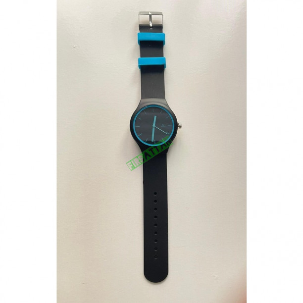 Rower Silikon Kordonlu Unisex Kol Saati Siyah