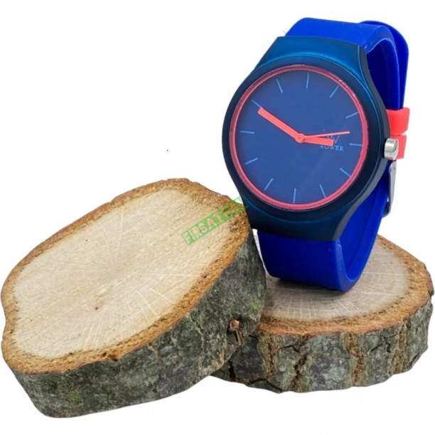 Rower Silikon Kordonlu Unisex Kol Saati Mavi