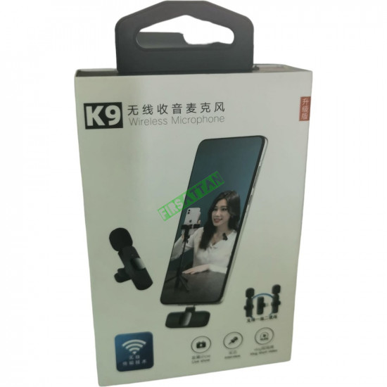 K9 Kablosuz Yaka Mikrofonu (2 Adet) Type-C 2'li Mini Mikrofon: YouTube TikTok İçin İdeal! K9 Kablosuz Yaka Mikrofonu (2 Adet) Type-C 2'li Mini Mikrofon: YouTube TikTok İçin İdeal!