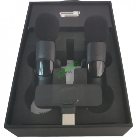 K9 Kablosuz Yaka Mikrofonu (2 Adet) Type-C 2'li Mini Mikrofon: YouTube TikTok İçin İdeal! K9 Kablosuz Yaka Mikrofonu (2 Adet) Type-C 2'li Mini Mikrofon: YouTube TikTok İçin İdeal!