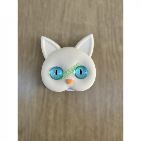 Renkli Gözlü Kedi Hello Kitty Telefon Tutacağı Mavi Göz Renkli Gözlü Kedi Hello Kitty Telefon Tutacağı Mavi Göz