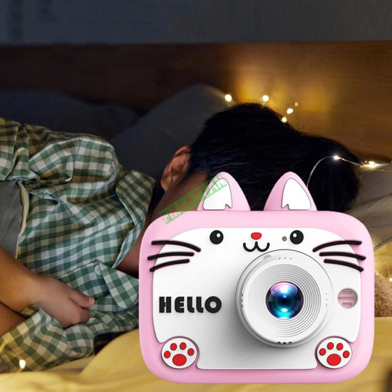 KS-102-HELLO Çocuk Kamerası Pembe KS-102-HELLO Çocuk Kamerası Pembe