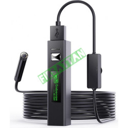 1200P Wifi Endoskop Kamera Su Geçirmez Muayene Yılan Mini Kamera 8leds USB 10 mt