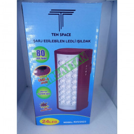 Ten Ledli Kırmızı Işıldak 