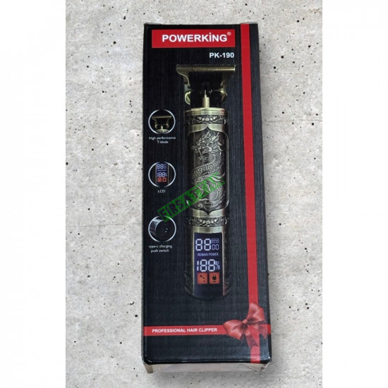 Powerking PK-190 Saç Sakal Kesme Şekil Verme Tıraş Makinesi Powerking PK-190 Saç Sakal Kesme Şekil Verme Tıraş Makinesi
