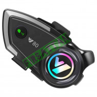 Y80 Kablosuz Bluetooth Motosiklet Kask Kulaklık Intercom Uyumlu