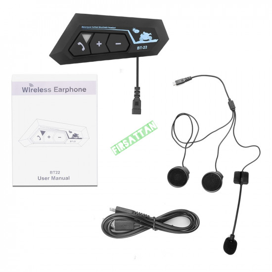 Bt-22 Motosiklet Intercom Bluetooth Kulaklık Bt-22 Motosiklet Intercom Bluetooth Kulaklık