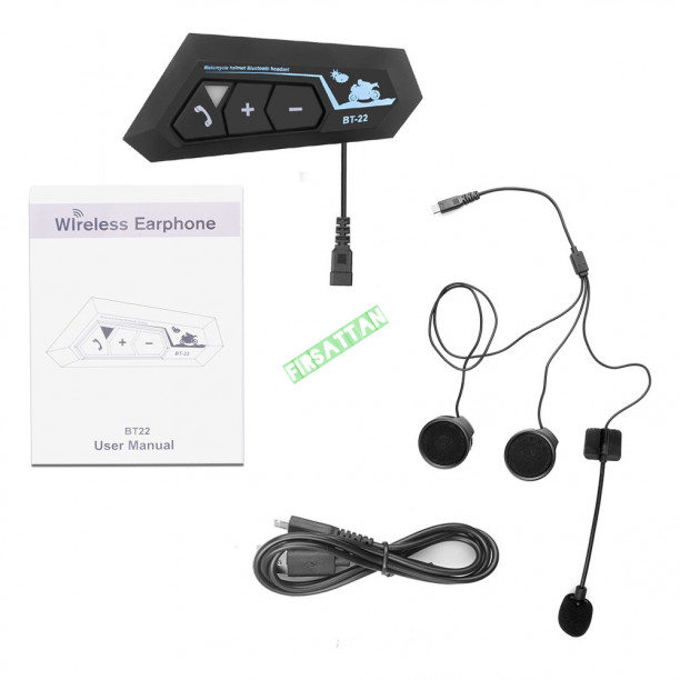 Bt-22 Motosiklet Intercom Bluetooth Kulaklık
