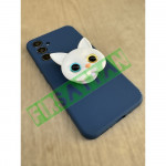 Renkli Gözlü Kedi Hello Kitty Telefon Tutacağı beyaz 2 renk