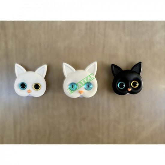 Renkli Gözlü Kedi Hello Kitty Telefon Tutacağı beyaz 2 renk Renkli Gözlü Kedi Hello Kitty Telefon Tutacağı beyaz 2 renk