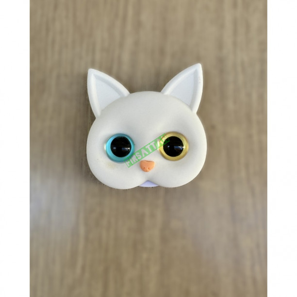 Renkli Gözlü Kedi Hello Kitty Telefon Tutacağı beyaz 2 renk