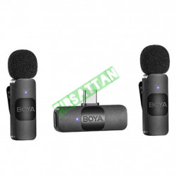 Boya BY-V20 Ultra Kompakt Android Uyumlu İkili Kablosuz Mikrofon (Type-C)