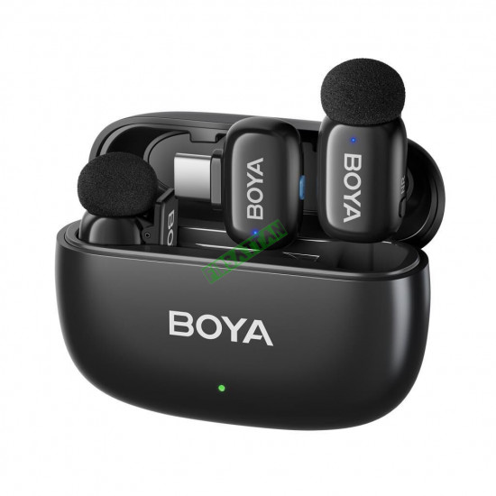 BOYA Mini Wireless Yaka Mikrofonu - Siyah BOYA Mini Wireless Yaka Mikrofonu - Siyah