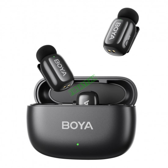 BOYA Mini Wireless Yaka Mikrofonu - Siyah BOYA Mini Wireless Yaka Mikrofonu - Siyah