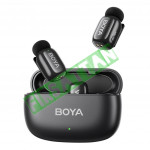 BOYA Mini Wireless Yaka Mikrofonu - Siyah
