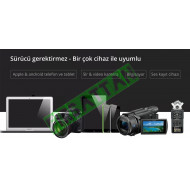 BOYA Mini Wireless Yaka Mikrofonu - Siyah