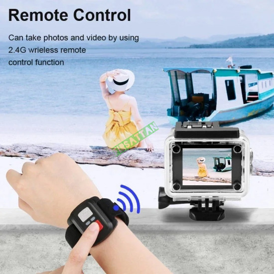 4K Aksiyon Kamera 1080P/30FPS Wifi 2.0 Sualtı Su geçirmez Kask Video Kayıt Kamera 4K Aksiyon Kamera 1080P/30FPS Wifi 2.0 Sualtı Su geçirmez Kask Video Kayıt Kamera