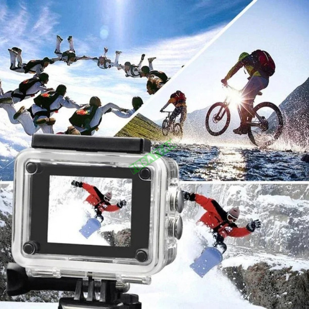4K Aksiyon Kamera 1080P/30FPS Wifi 2.0 Sualtı Su geçirmez Kask Video Kayıt Kamera 