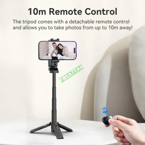 Ulanzi JJ02 Extendable Telefon Tripod Grip Siyah
